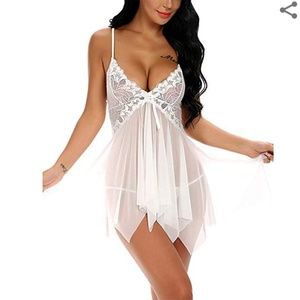 White Babydoll Lingerie